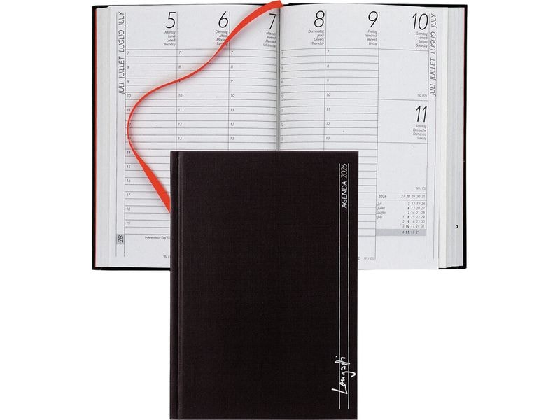 Biella Agenda commercial Longatti 10.4 x 14.8 cm