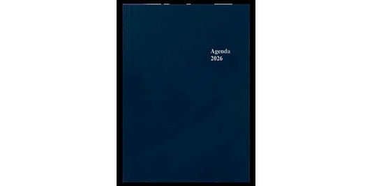 Simplex Agenda journalier  14.8 x 20.8 cm, 2026, Bleu