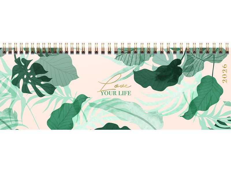 rido idé Calendriers de table Design Line 2026 Love 297 x 105 mm