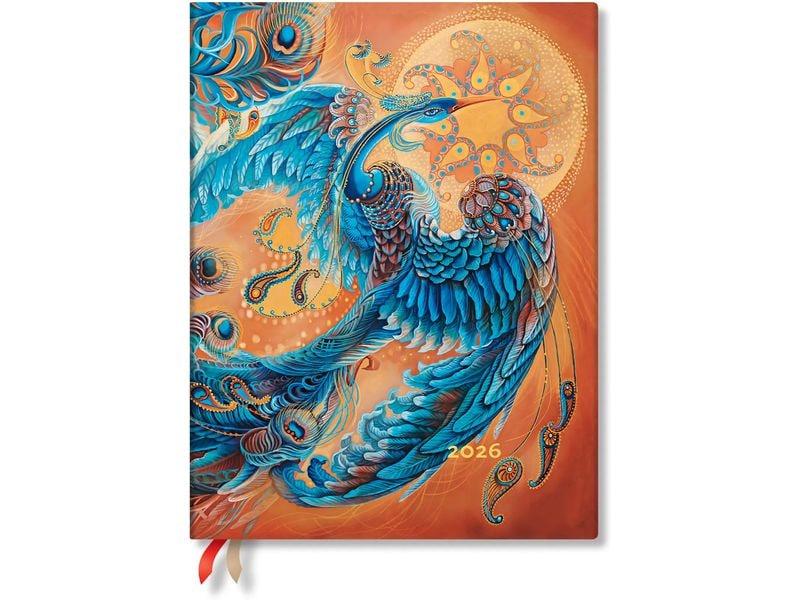 Paperblanks Agenda du jour Oiseau céleste Ultra 1 semaine sur 2 pages