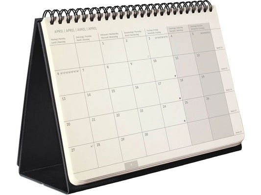Sigel Calendriers de table Conceptum 21.3 x 22cm, 2026, Noir