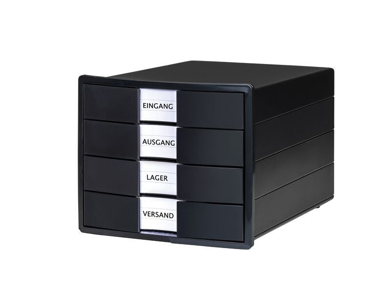 HAN Boîte à tiroirs Impulsion Karma 4 tiroirs, noir