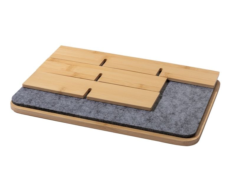 HAN Set de feutre en bois Allison Beige