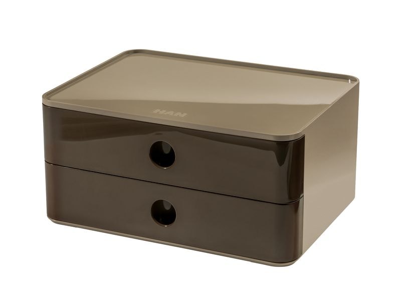 HAN Boîte à tiroirs Allison Smart-Box Plus 2 tiroirs, marron
