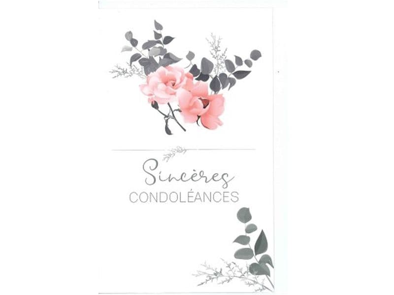 ABC Carte de condoléances B6