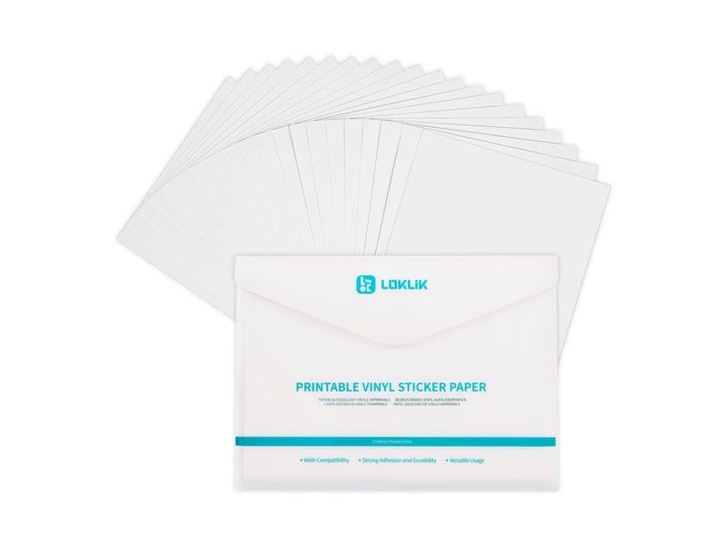 LOKLIK Papier autocollant vinyle imprimable