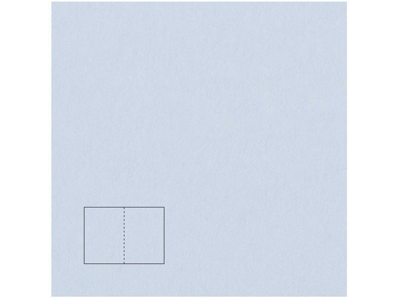 Rico Design Paper Poetry Essentials Carte à volet A6, bleu clair