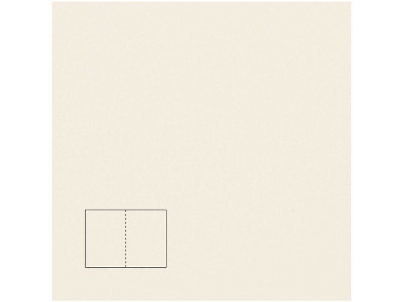 Rico Design Paper Poetry Essentials Carte à volet A6, jaune clair