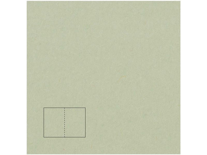 Rico Design Paper Poetry Essentials Carte à volet A6, vert tilleul
