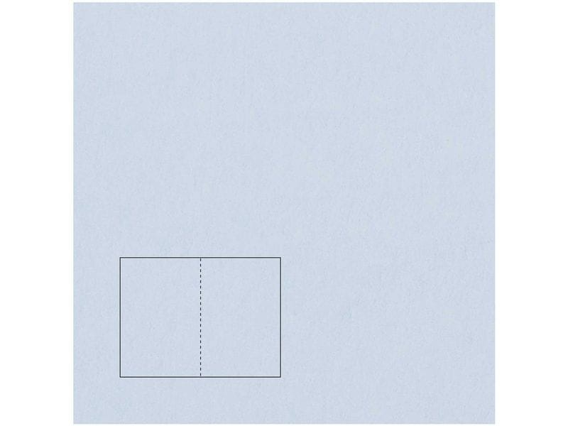 Rico Design Paper Poetry Essentials Carte à volet A5, bleu clair