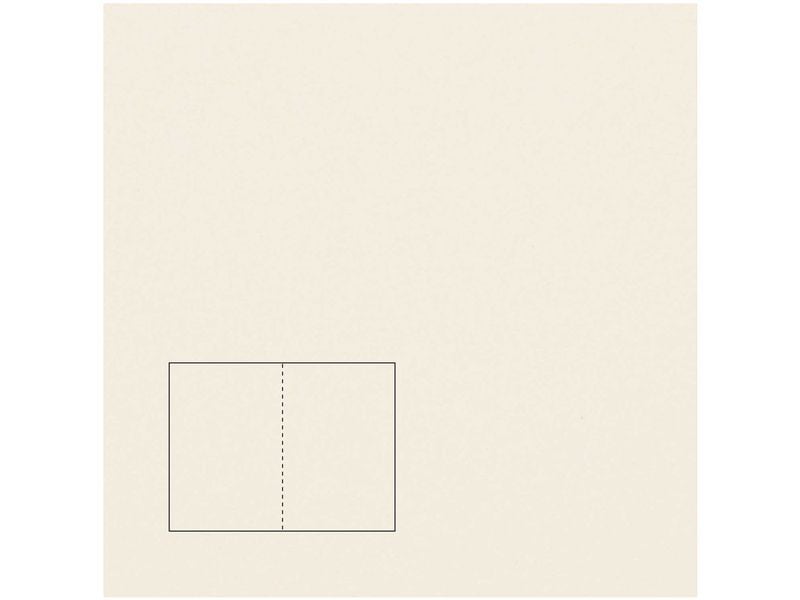 Rico Design Paper Poetry Essentials Carte à volet A5, jaune clair