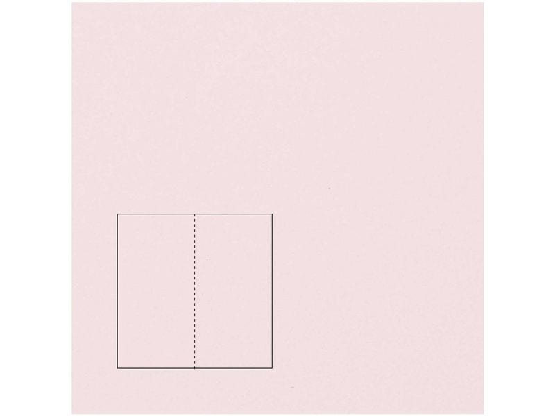 Rico Design Paper Poetry Essentials DL Carte à volet A6, rose