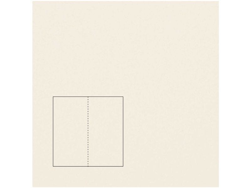 Rico Design Paper Poetry Essentials DL Carte à volet A6, jaune clair