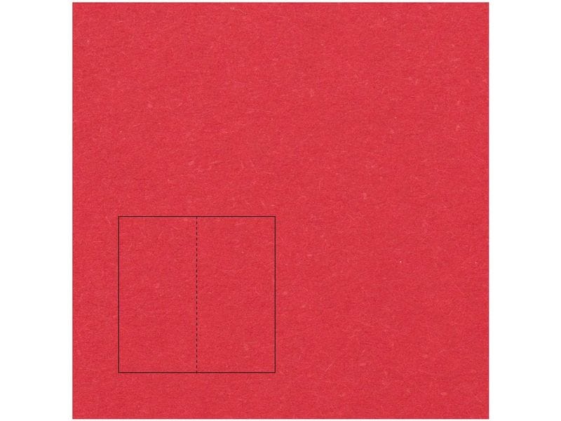 Rico Design Paper Poetry Essentials DL Carte à volet A6, rouge