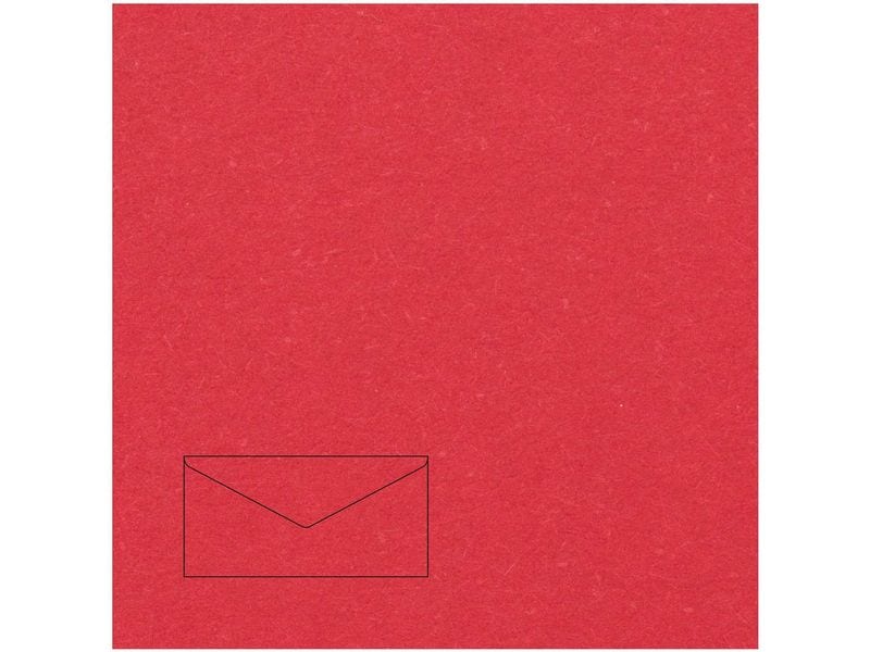 Rico Design Paper Poetry Essentials Enveloppe DL Rouge
