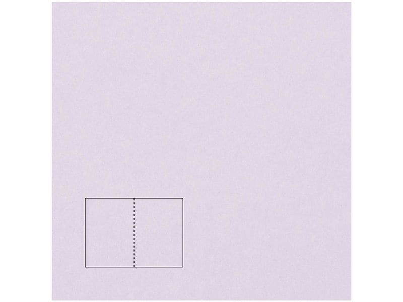 Rico Design Paper Poetry Essentials B6 Carte pliable Lilas