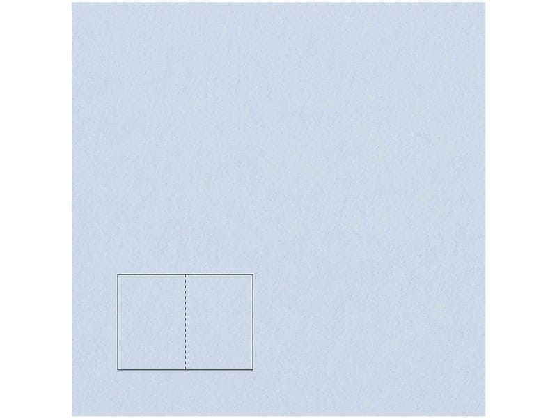 Rico Design Paper Poetry Essentials B6 Carte pliable Bleu clair