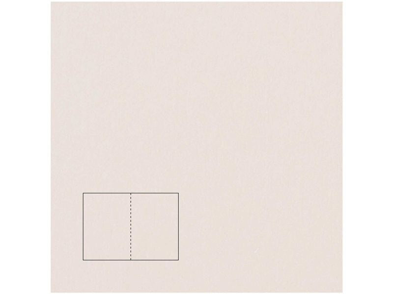 Rico Design Paper Poetry Essentials B6 Carte pliable Blanc éclatant