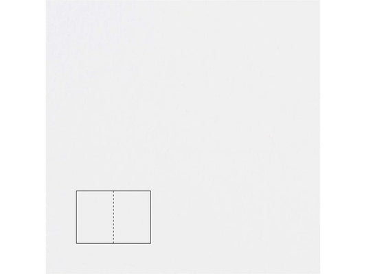 Rico Design Paper Poetry Essentials Carte à volet A6, extra-blanc
