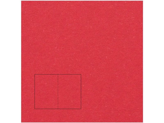 Rico Design Paper Poetry Essentials Carte à volet A5, rouge