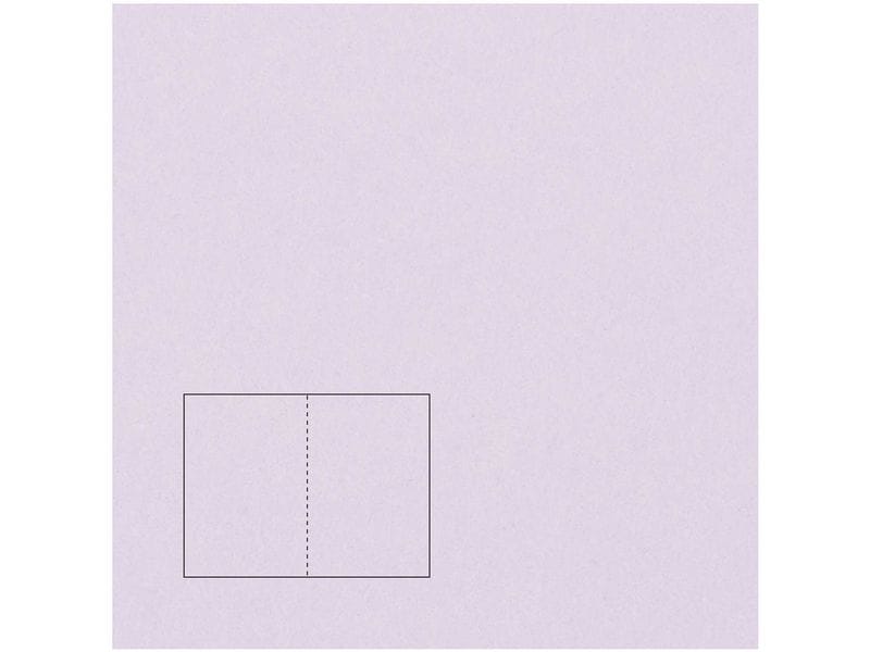Rico Design Paper Poetry Essentials Carte à volet A5, lilas