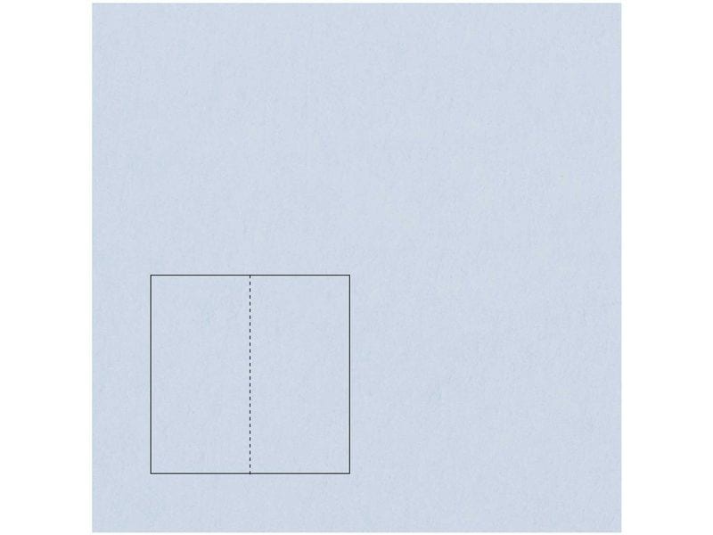 Rico Design Paper Poetry Essentials DL Carte à volet A6, bleu clair