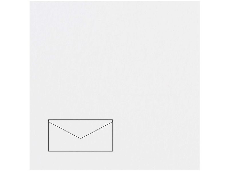 Rico Design Paper Poetry Essentials Enveloppe DL Blanc éclatant