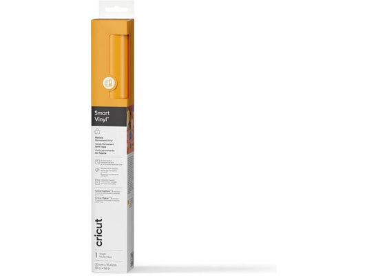 Cricut Film de vinyle Smart Permanent 33 x 91.4 cm, 1 Pièce/s, Jaune
