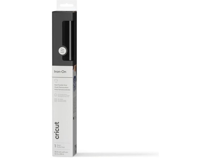Cricut Film thermocollant 30.5 x 61 cm, 1 Pièce/s, Noir