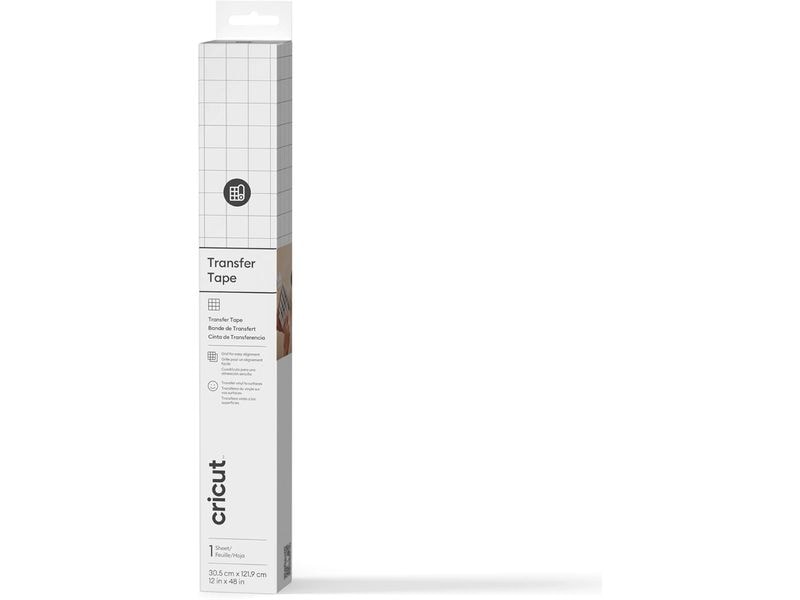 Cricut Film de transfert Clair 30.5 x 122 cm, 1 Pièce/s, Transparent