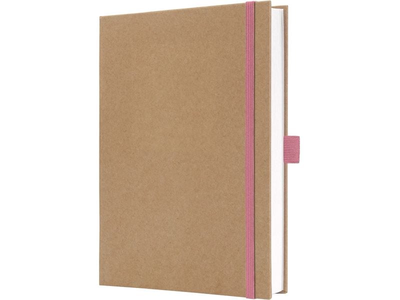 Jolie Bloc-notes Rose pur, A5, Vierge, Brun/Rose