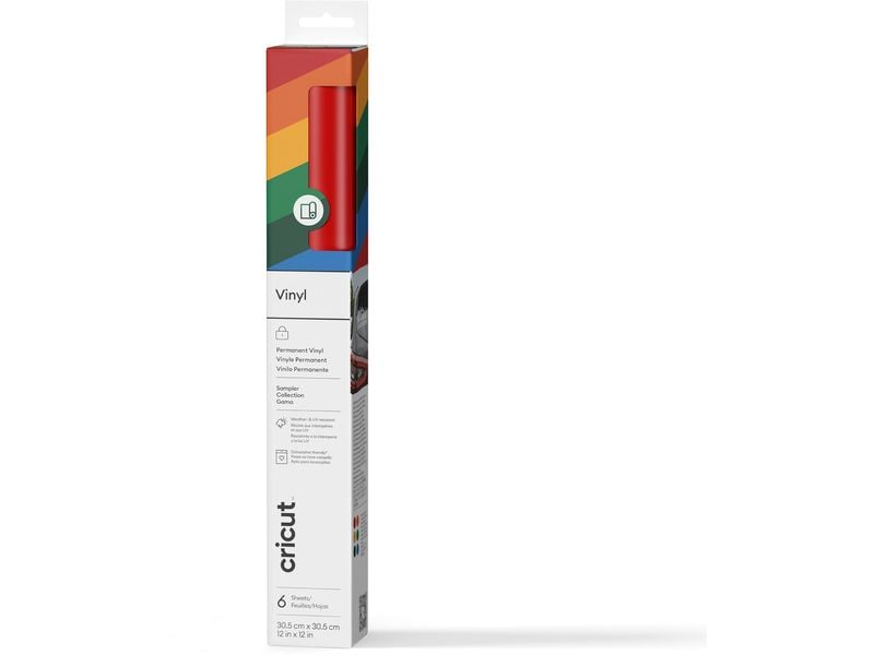 Cricut Film de vinyle Set Premium Permanent, 30.5 x 30.5 cm