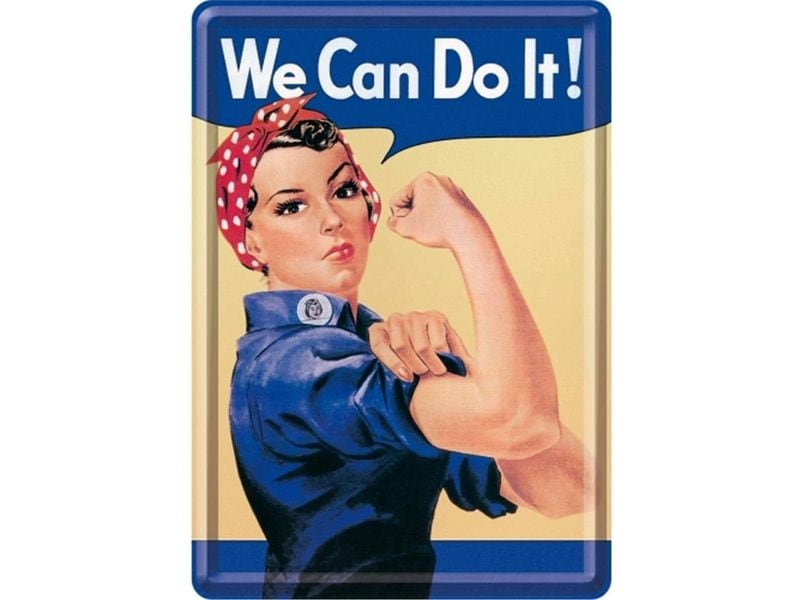 Nostalgic Art Carte postale We Can Do It Multicolore