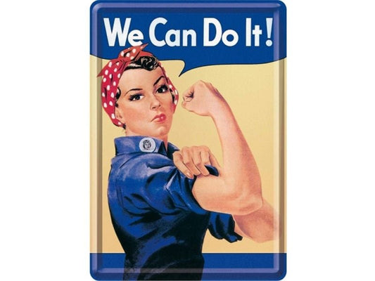 Nostalgic Art Carte postale We Can Do It Multicolore