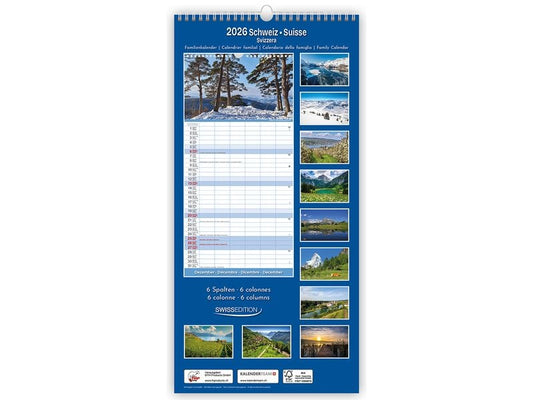 TH Calendrier familial suisse 2026