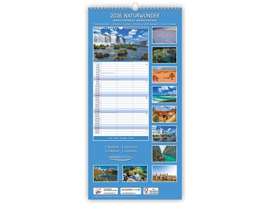TH Calendrier familial des merveilles de la nature 2026