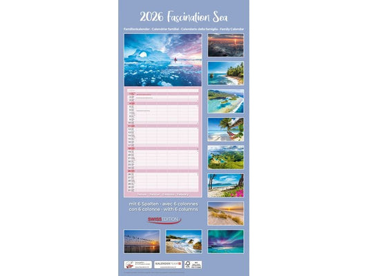 TH Pianificatore familiare Fascination de la mer 2026