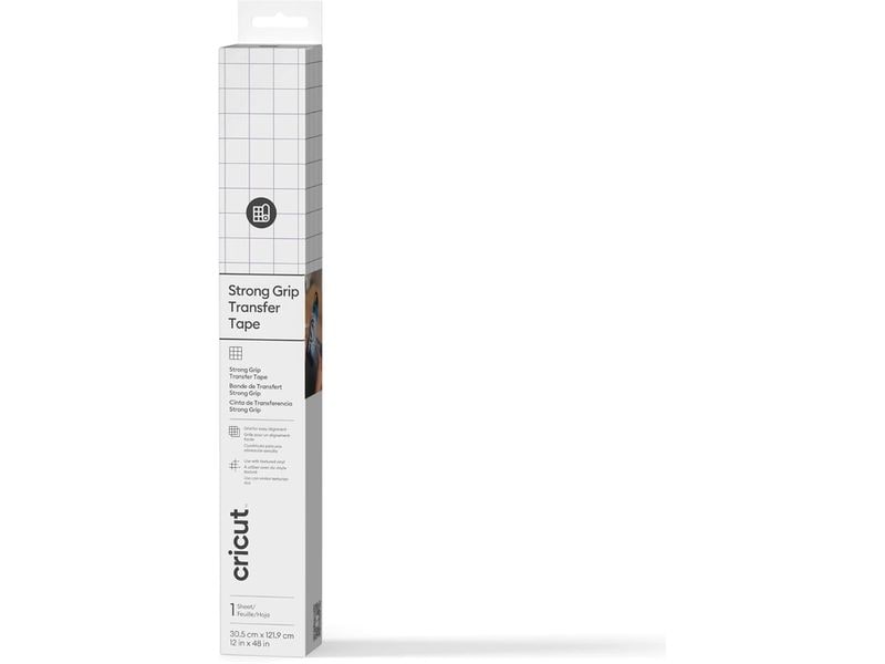 Cricut Film de transfert StrongGrip 30.5 x 122 cm, 1 Pièce/s, Blanc