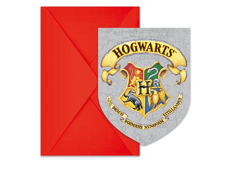 Amscan Carte de félicitations Harry Potter 6 pièces