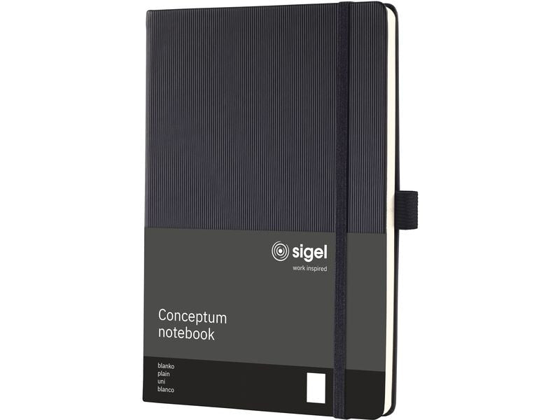 Sigel Bloc-notes Conceptum A5, Vierge, Noir