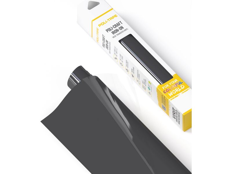 Poli-Tape Film thermocollant Poli-Flex turbo, 30.5 x 122 cm, anthracite