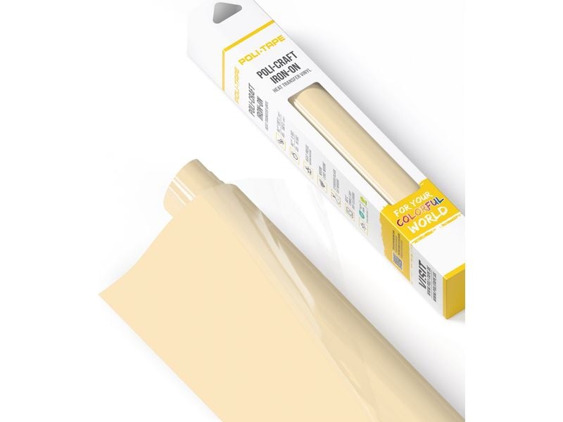 Poli-Tape Film thermocollant Poli-Flex turbo, 30.5 x 122 cm, Beige