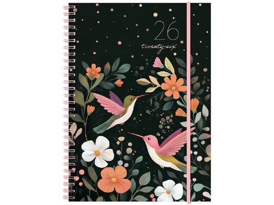 Simplex Agenda hebdomadaire Harmony Birds 14.8 x 21 cm, 2026