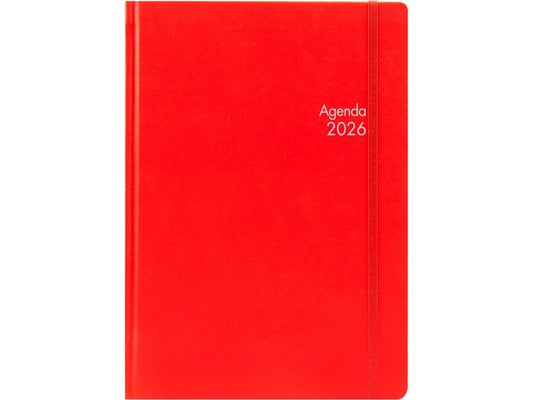 Simplex Agenda journalier  Simply Red 2026, 15 x 21 cm