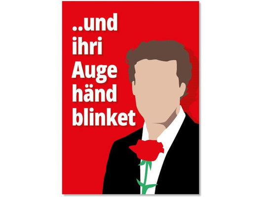 Swissmeme Carte "Bachelor" 10,5 x 14.8 cm