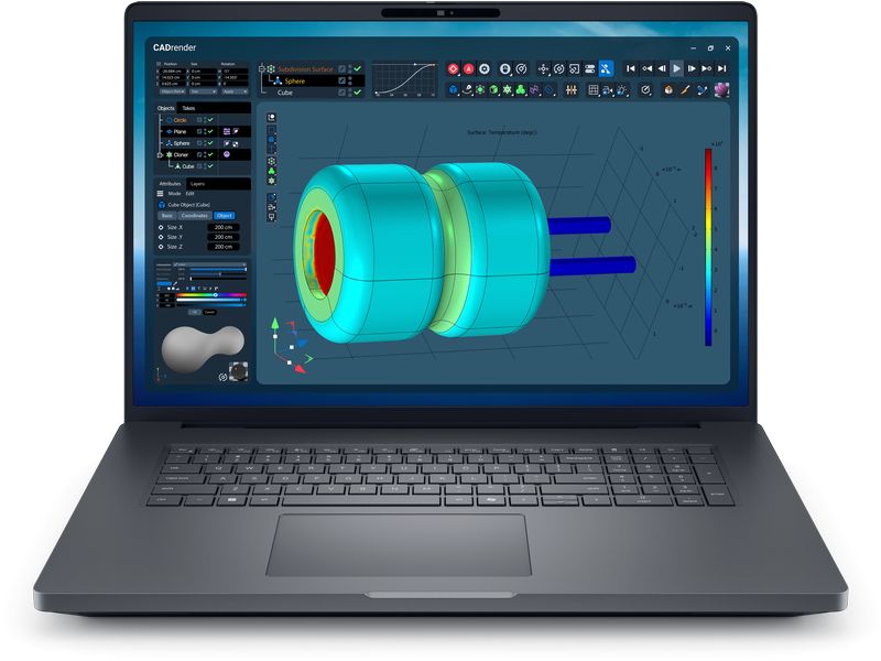 Dell Ordinateur portable Pro Max 18 Plus (U9-285HX,32GB, 1TB SSD)