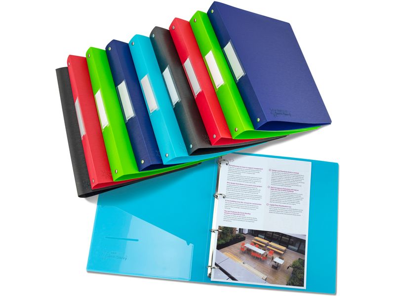 Rapesco Dossier A4, 35 mm, couleurs assorties, 10 pièces