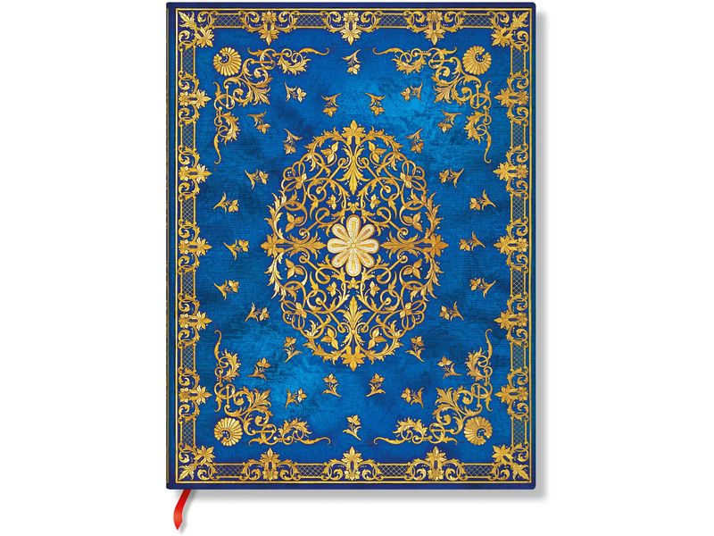 Paperblanks Bloc-notes Ciel de soie 18 x 12 cm, Vierge, Bleu foncé