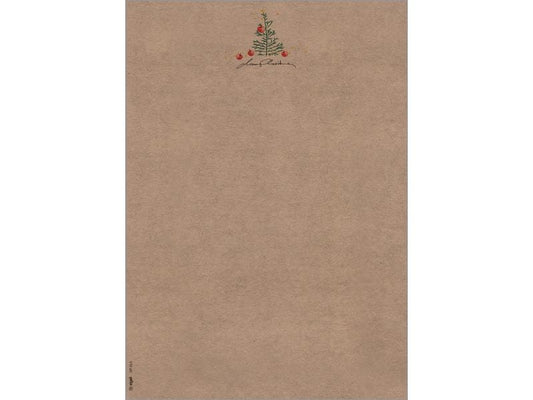 Sigel Papier à motif Christmas with apples, A4, 90 g/m², 100 feuilles