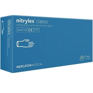 MERCATOR MEDICAL Gants en nitrile bleus NITRYLEX CLASSIC
